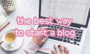 thewisebudget the best way to start a blog