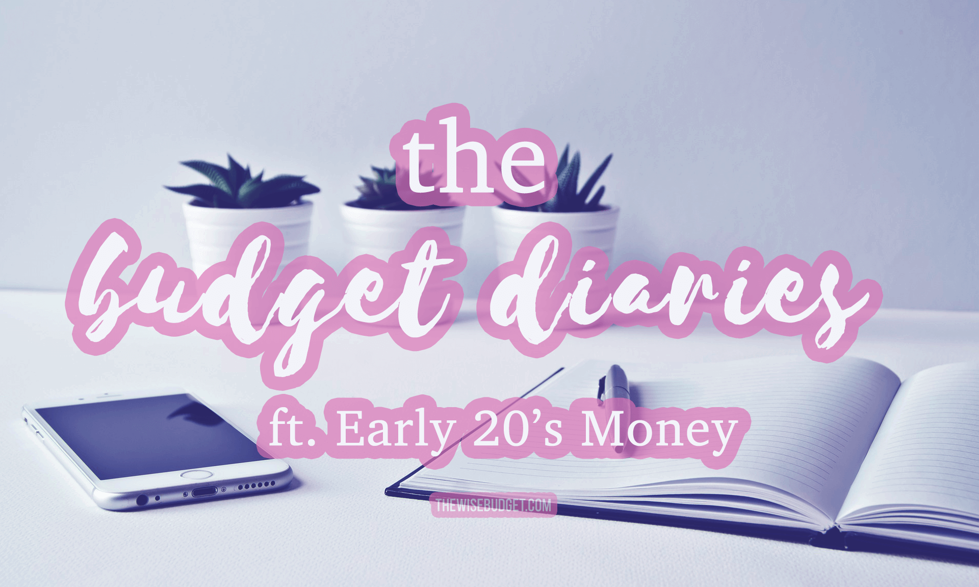 thewisebudget the budget diaries early 20s money